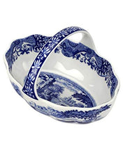 Load image into Gallery viewer, Spode Blue Italian Small Handled Basket 6
