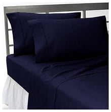 Load image into Gallery viewer, Nevyblue Solid 100% Egyptian Cotton Sheet Set in 500 Thread Count / King Size
