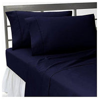 Nevyblue Solid 100% Egyptian Cotton Sheet Set in 500 Thread Count / King Size