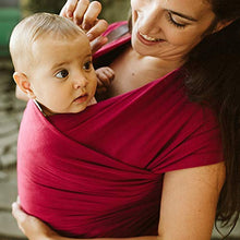 Load image into Gallery viewer, Boba Wrap Baby Carrier, Sangria - Original Stretchy Infant Sling, Perfect for Newborn Babies and Children up to 35 lbs
