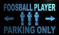 Foosball Player Parking Only LED Sign Neon Light Sign Display m321-b(c)