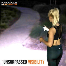 Load image into Gallery viewer, Knuckle Lights Advanced - Rechargeable Running Lights for Runners; Ultra Bright Flood Beams Illuminates Your Entire Path. The Perfect Lights for Night Running, Dog Walking and Visibility Lights
