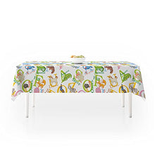 Load image into Gallery viewer, RNK Shops Animal Alphabet Tablecloth - 58&quot;x102&quot; (Personalized)
