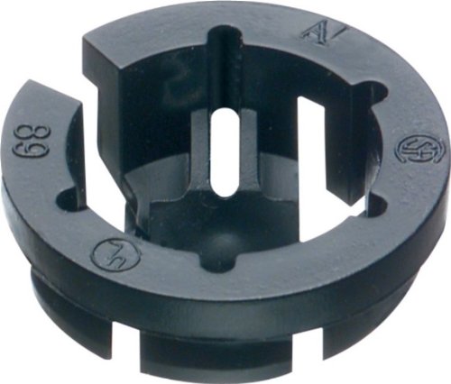 Arlington NM94-25 Black Button Push-In NM Cable Connector, 3/8 Trade Size, Fits 1/2-Inch Knock Outs, Black, 25-Pack