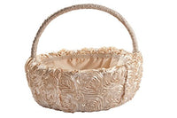 Decorative Oval Basket in Splenda Ivory