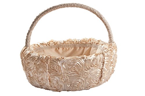 Decorative Oval Basket in Splenda Ivory