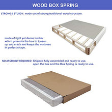 Load image into Gallery viewer, Spinal Solution 8-Inch Wood Traditional Box Spring/Foundation for Mattress, Twin XL, white
