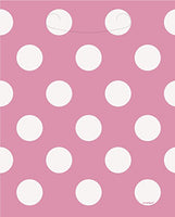 Hot Pink Polka Dot Favor Bags, 8ct