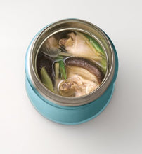 Load image into Gallery viewer, Zojirushi Stainless Steel Food Jar 25 oz. / 0.75 Liter, Aqua Blue
