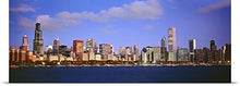 Load image into Gallery viewer, GREATBIGCANVAS 116197_13_90x30_None Entitled Buildings at The Waterfront, Lake Michigan, Chicago, Illinois Poster Print, 90&quot; x 30&quot;, Multicolor
