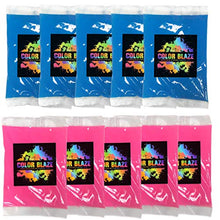 Load image into Gallery viewer, 5 Pink/5Blue Color Powder Packets - Gender Reveal Color Powder Packet Combo - Perfect for burnouts, exhaust, color toss, photoshoots, balloons, and more!
