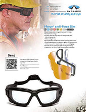 Load image into Gallery viewer, (12 Pair) Pyramex I-Force Glasses Black Strap-Temples/Indoor-Outdoor Mirror Anti-Fog Lens (SB7080SDT)

