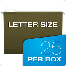 Load image into Gallery viewer, Pendaflex Hanging Box Bottom Folder, Standard Green, Letter, 25 per Box (04152X4)
