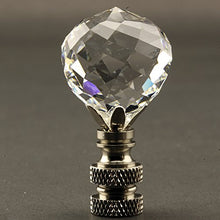 Load image into Gallery viewer, Swarovski Crystal Lamp Finial (Faceted Ball 30 MM)
