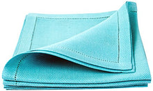 Load image into Gallery viewer, LinenMe X4 Emilia Napkins, 18 x 18, Capri Turquoise
