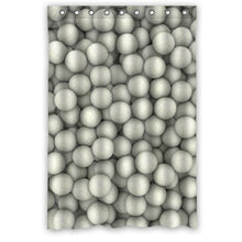 Load image into Gallery viewer, Volleyballs Background Print I Love Sport- Fashion Personalize Custom Bathroom Shower Curtain Waterproof Polyester Fabric 48(w)x72(h) Rings Included
