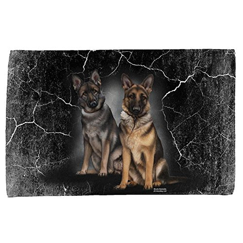 German Shepherds Live Forever All Over Hand Towel Multi Standard One Size