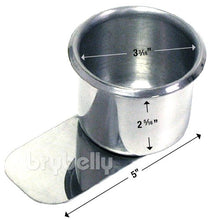 Load image into Gallery viewer, Brybelly Slide Under Stainless Steel Cup Holder (Small)
