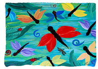 Dragonfly Party Beach Towel From My Art