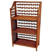 Load image into Gallery viewer, Oriental Furniture 33&quot; Natural Fiber Shelving Unit - Honey

