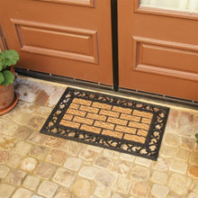 Load image into Gallery viewer, Rubber-Cal &quot;Gibraltar Outdoor Coir Decorative Doormat, 18 x 30-Inch
