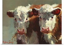 Load image into Gallery viewer, GREATBIGCANVAS Entitled Cow Belles Poster Print, 60&quot; x 45&quot;, Multicolor
