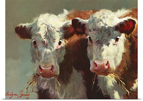 GREATBIGCANVAS Entitled Cow Belles Poster Print, 60