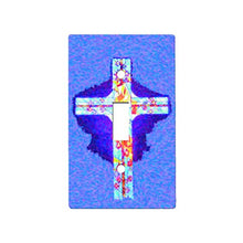 Load image into Gallery viewer, Cross Stain Glass Pointilism - Decor Single Switch Plate Cover Metal
