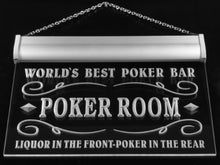 Load image into Gallery viewer, Best Poker Room Liquor Bar Beer LED Sign Neon Light Sign Display s143-b(c)
