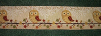 Owl Taspestry Table Runner 13 x 68