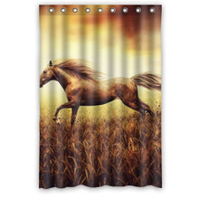 Load image into Gallery viewer, The Torse Runs In A Cornfield- Personalize Custom Bathroom Shower Curtain Waterproof Polyester Fabric 48(w)x72(h) Rings Included
