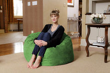 Load image into Gallery viewer, Chill Sack Bean Bag Chair: Large 3&#39; Memory Foam Furniture Bean Bag - Big Sofa with Soft Micro Fiber Cover - Lime Micro Suede
