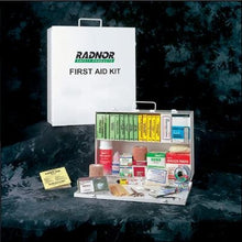 Load image into Gallery viewer, Radnor 10 Person Bulk Sturdy Metal First Aid Cabinet
