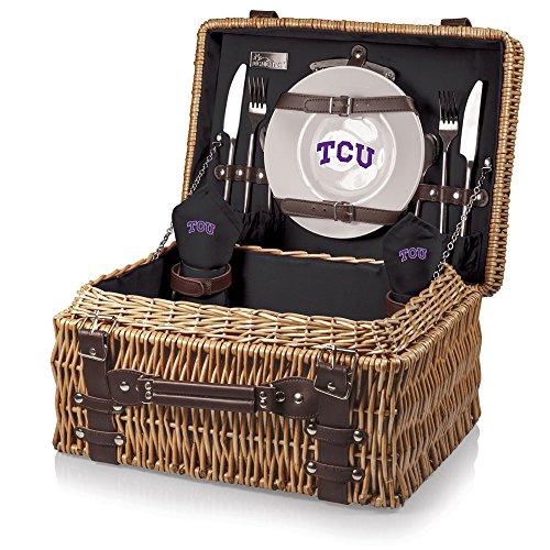 NCAA Nebraska Cornhuskers Champion Picnic Basket with Deluxe Service for Two