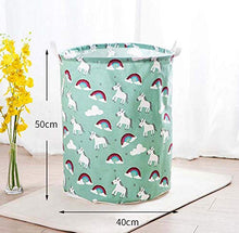 Load image into Gallery viewer, [Rainbow] Foldable Cloth Laundry Basket Laundry Hamper Toy Storage Basket
