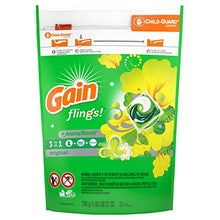 Load image into Gallery viewer, Gain Flings Laundry Detergent Pacs, Original, 35 Count (Packaging May Vary)
