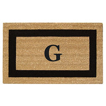 Load image into Gallery viewer, Nedia Home Monogrammed G Superscraper Single Picture Frame, 20&quot; x 36&quot;, Black
