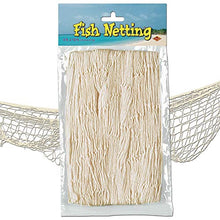 Load image into Gallery viewer, Beistle 50301-N Fish Netting, Natural Color, 4&#39; x 12&#39;
