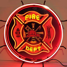 Load image into Gallery viewer, Neonetics 5FIRED Fire Department Neon Sign
