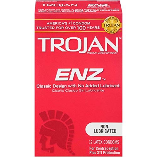 ENZ Non-Lubricated Condoms, 2 Boxes (12 Condoms)
