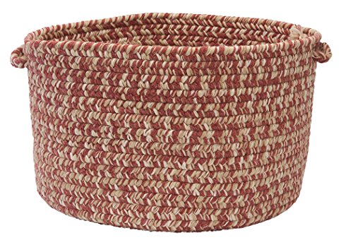 Colonial Mills Tremont Utility Basket, 18 by 12-Inch, Rosewood