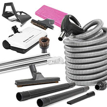 Load image into Gallery viewer, Beam Compatible Central Vacuum Electric Powerhead Sweep N Groom Rugmaster 30&#39; Hose Kit
