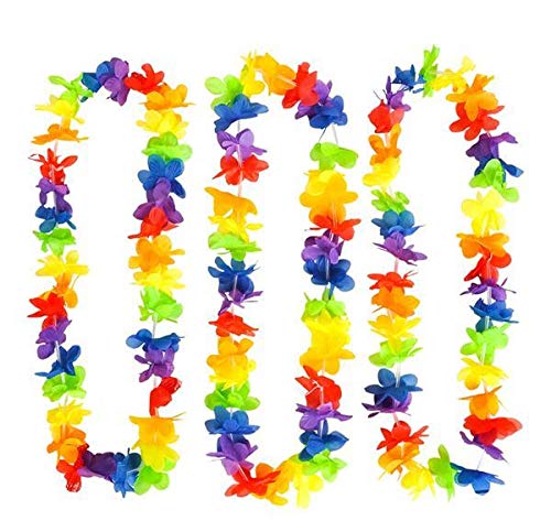 36 inches Rainbow Flower Leis, Case of 288