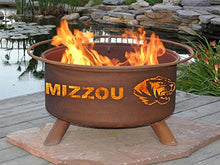 Load image into Gallery viewer, Missouri Tigers Mizzou Portable Steel Fire Pit Grill
