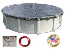 Load image into Gallery viewer, Hinspergers EM30R4 30&#39; Round Eviro-Mesh Above Ground Winter Pool Cover
