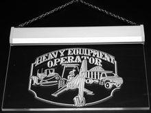 Load image into Gallery viewer, Heavy Equipment Operator LED Sign Neon Light Sign Display j219-b(c)
