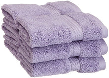Load image into Gallery viewer, Superior 900 GSM Luxury Bathroom Face Towels, Made of 100% Premium Long-Staple Combed Cotton, Set of 6 Hotel &amp; Spa Quality Washcloths - Purple, 13&quot; x 13&quot; each
