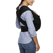 Load image into Gallery viewer, Moby Evolution Baby Wrap Carrier (Black) - Toddler, Infant, and Newborn Wrap Carrier - Wrap Baby Carrier Ideal for Parents On The Go - Ergonomic Baby Wrap for Mom Or Dad - A Registry Must Have

