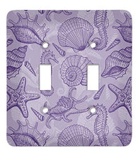 Load image into Gallery viewer, Sea Shells Light Switch Cover (2 Toggle Plate) (Personalized)
