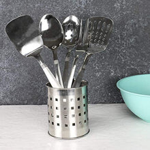 Load image into Gallery viewer, Chef Craft Solid 6 Piece Stainless Steel Kitchen Tool Set, Silver

